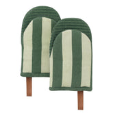 Guantes Folkulture de horno mini verde con agarre seguro
