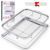 Fondpen bandeja airfryer grande 15x11 para porciones generosas y crujientes.