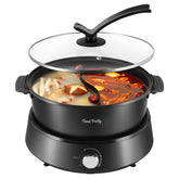 Olla eléctrica Food Party con base potente 1350W para hervir rápido y parejo.