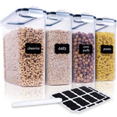 FOOYOO contenedores cereales 4 L con tapa hermética para mantener la frescura