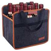Foyego bolso 9 botellas vino aislado mantiene la temperatura durante viajes.