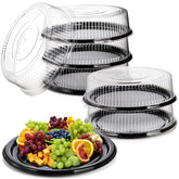 Frcctre bandeja para servir 16 pulgadas con tapa transparente, ideal para banquetes