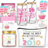 Frerdui vaso 16oz con diseño Era Dulce 16, ideal para bebidas en celebraciones