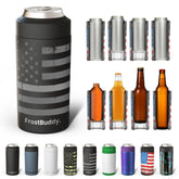 Frost Buddy Refrescador Universal frontal para un agarre cómodo y enfriamiento constante.