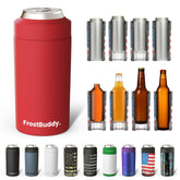 Frost Buddy refrescador universal para latas 12oz mantiene bebidas frías por más tiempo.