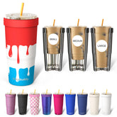 Frost Buddy Togo Buddy 30oz con aislamiento dual mantiene bebidas calientes o frías.