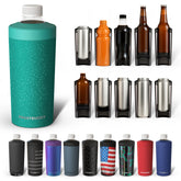 Frost Buddy Universal Buddy XL muestra compatibilidad para latas y botellas, ideal para picnic.