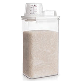 FrutPunch contenedor de arroz 3-4 libras con capacidad visible para granos
