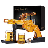 FrutPunch Gun decantador de whisky con vista frontal para presentación elegante