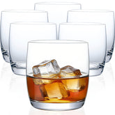 Vaso Ftystall whisky, conjunto de 6, 12 onzas, cristal claro para degustar cócteles.