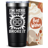 Vaso térmico Fufandi ideal como regalo mecánico y mantiene bebidas a la temperatura
