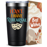 Vaso termo Fufandi con diseño Broadway, ideal para regalo a amantes del teatro.