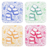 Fukaisu posavasos mahjong con puntos bam crack; absorben condensación para bebidas limpias.