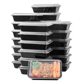 Recipientes FULING para preparación de comidas con tapas herméticas, ideales para porciones.
