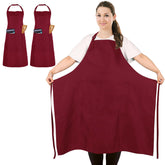 Delantal FunChaos talla grande para cocina, protección contra salpicaduras.