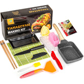 FUNGYAND set sarten tamagoyaki 12 en 1 para omelettes perfectas