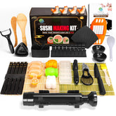 FUNGYAND kit de sushi: rodillo bazooka para enrollar rolls rápido y uniforme.