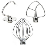 Funmit batidor de alambre K45WW en acero inoxidable para aire batido.