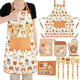 Funnymoom delantal gato para cocina, estilo divertido y protección