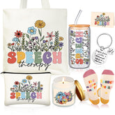 Taza de vidrio Funnymoom con tapa para bebidas calientes o frías.