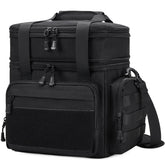 Gafetrey lonchera táctica frente, diseño robusto para llevar comidas al trabajo.