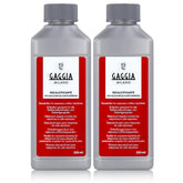Gaggia descalcificador en botellas de 250 ml para mantenimiento doméstico.