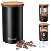 GAIAKALLON contenedor de café con tapa aislante que mantiene aroma