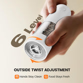 Gaivis tolva de 100 ml facilita rellenar y usar en la cocina