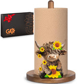 GAJ Highland Cow: vista frontal del soporte, ideal para cocinas con encanto rústico.