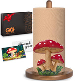 GAJ porta-rollos hongo 3D, ideal para cocinas alegres y funcionales.
