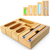Gamtik organizador de bolsas para cajón de cocina, mantiene ordenadas las bolsas y ahorra espacio.