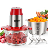 Ganiza procesador de alimentos con vaso de cristal de 8 tazas, ideal para picar verduras.