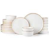 GBHOME platos de cena 10,5 pulgadas con diseño moderno y superficie resistente a rayaduras.