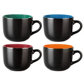 GBhome tazas jumbo para sopa de 24 oz, conjunto de 4, ideal para comidas diarias.