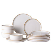 GBHOME vajilla cerámica 26 cm, platos duraderos para uso diario.