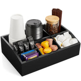 Organizador GCWSTJK para encimera: 6 compartimentos para tazas y accesorios