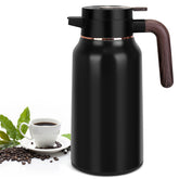 GearRoot cafetera térmica en acero inoxidable mantiene bebidas calientes.