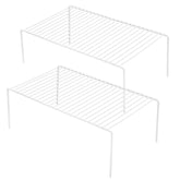 GEDLIRE estante de gabinete doble 13x9 para ordenar platos y tazas.