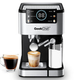 Geek Chef: máquina espresso 20 bares para crema densa en casa