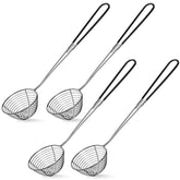Geiserailie escurridor para olla caliente de malla metálica, ideal para escurrir con control.