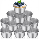 Geiserailie moldes para flan individuales: desmolde fácil para tartas caseras