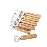 Generic abrebotellas de madera, conjunto de 10, ideal para regalos de boda