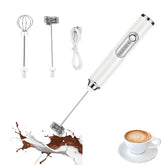 Batidor Genérico, cuerpo inoxidable, espuma cremosa para café diario.