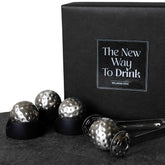Bolas de golf genéricas enfriando whisky sin diluir, para un sabor puro