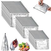Bolsas Generic de aluminio con cierre hermético para conservar frescura.