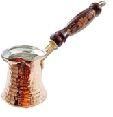 Generic cezve cobre turco para dos, ideal para preparar café tradicional en casa.