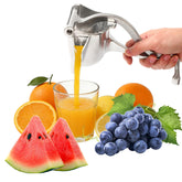 Exprimidor manual de aluminio Generic: extracción rápida de jugo de frutas