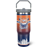 Generic Houston 30oz tumbler con asa y pajilla, práctico para llevar