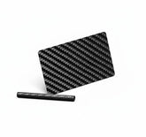 Generic tarjeta de fibra de carbono con bloqueo RFID para proteger tarjetas y pasaporte.
