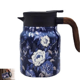 La tetera Generic con infusor presenta un diseño vintage floral para té aromático en casa.